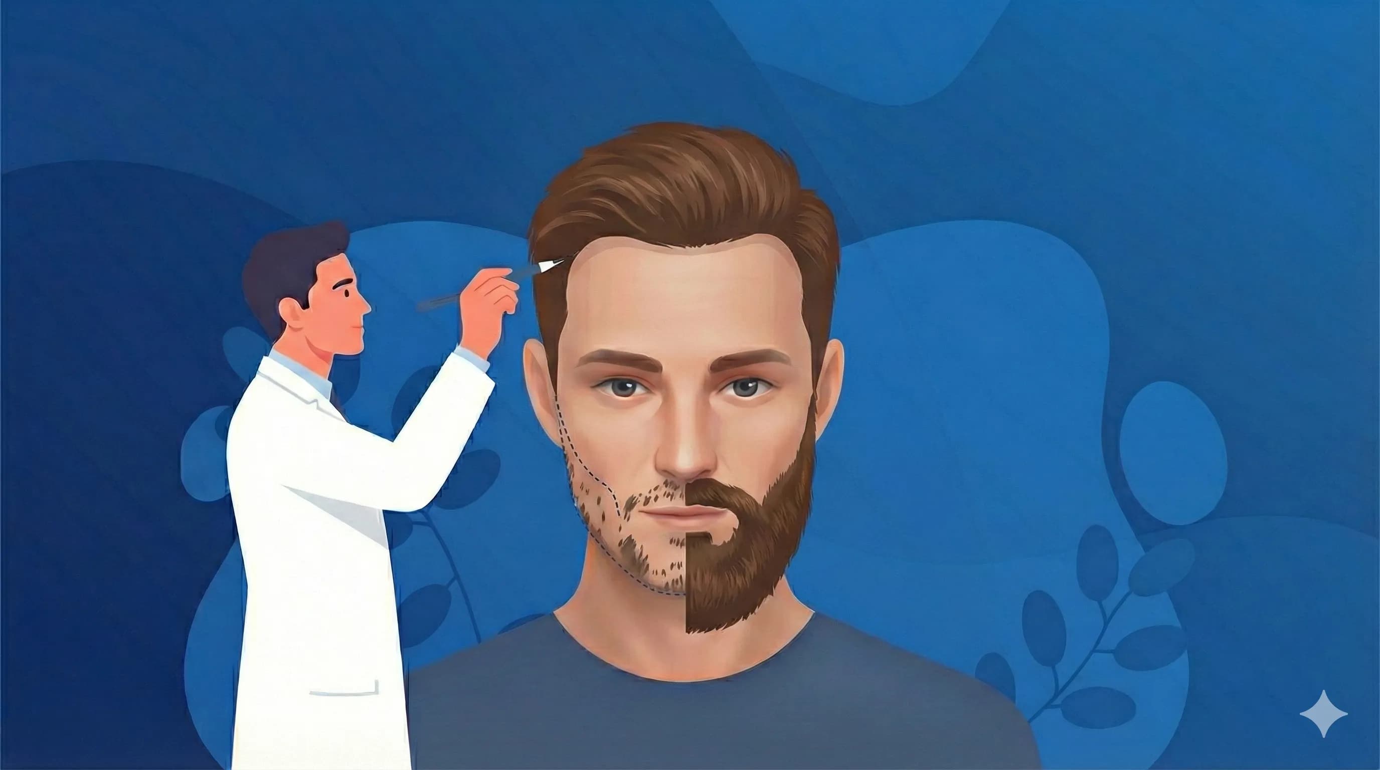 Beard Transplant Result